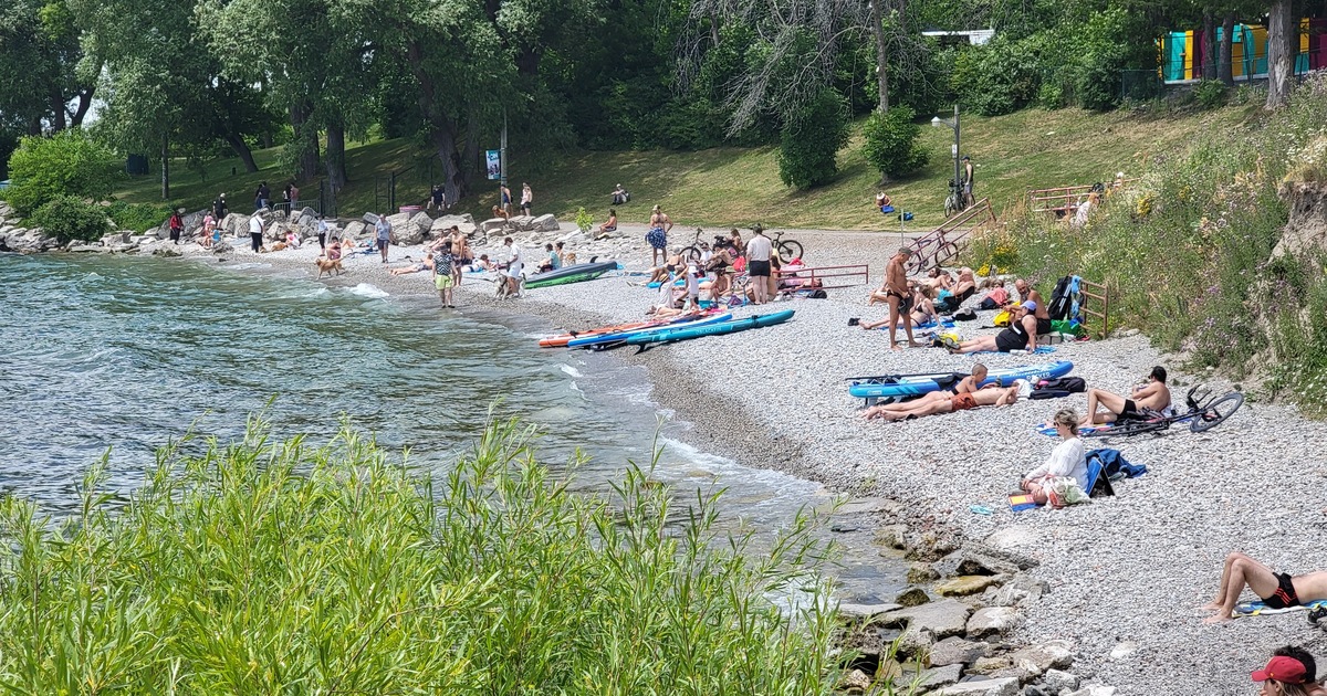 Ontario Place West Island Beach Open Water Data